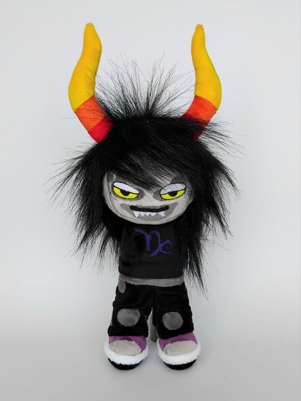 Custom Plush Inspired by Gamzee Makara from Homestuck Character, Handmade Stuffed Toy, Personalized Gift for Fans,Present by FluffySouls