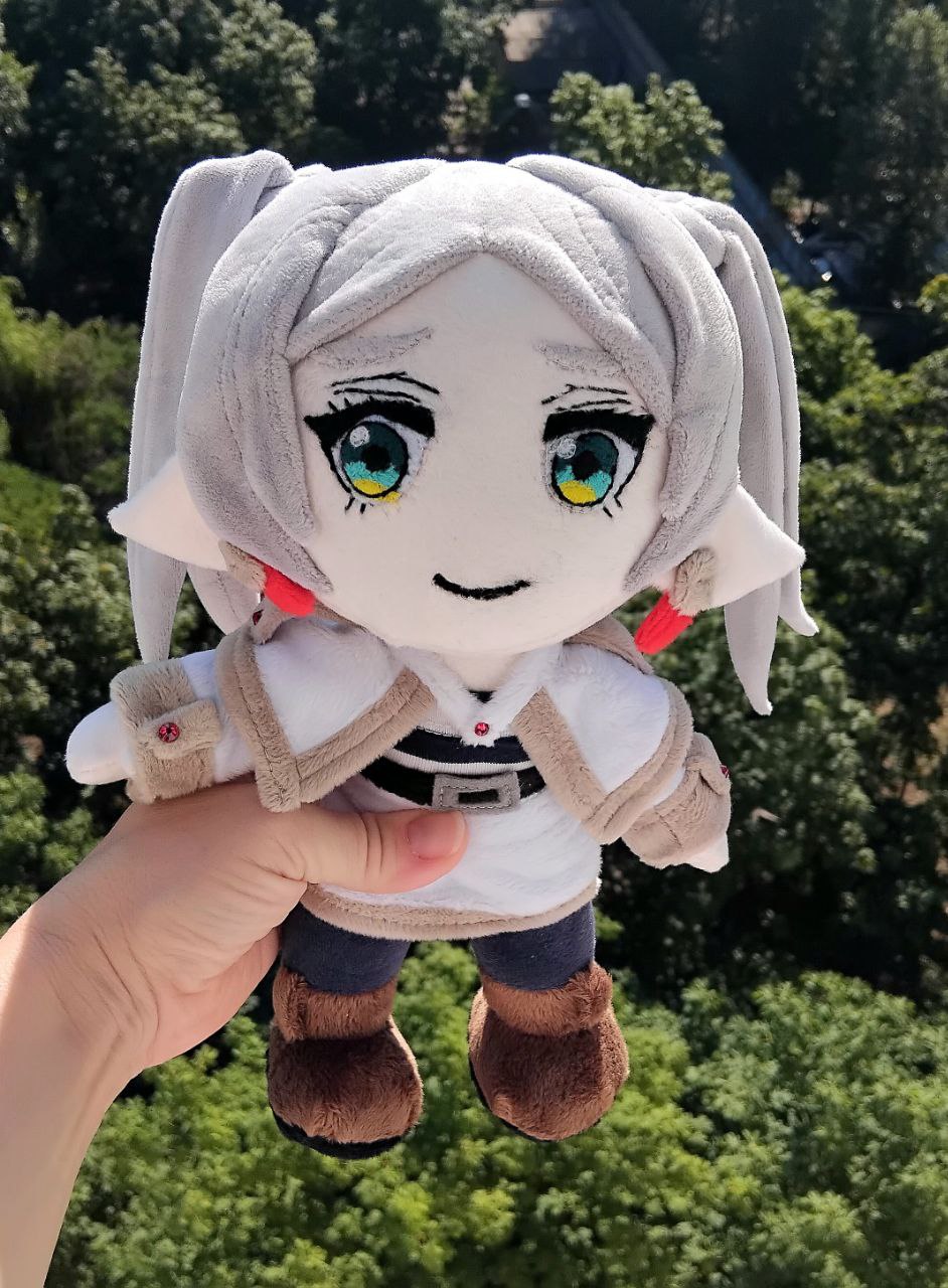 Custom Plush Inspired By Frieren From Beyond Journey's End Character, Handmade Plushie, Personalized Gift For Anime Fans by FluffySouls