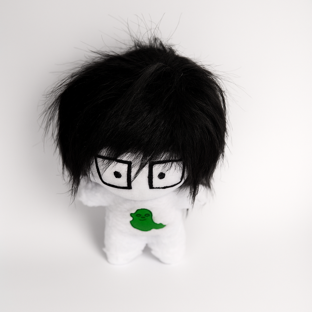 Custom Plush Inspired by John Egbert from Homestuck Character, Handmade Personalized Toy, Unique Birthday Gift for Kids, Soft Stuffed Doll