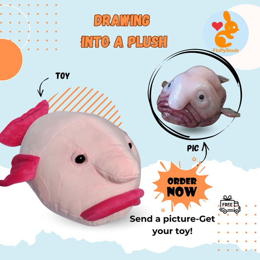 Custom Plush, Handmade Plushie, Personalized Gift For Kids, Unique Birthday Present by FluffySouls