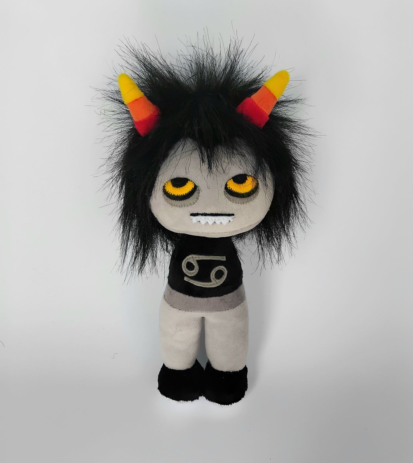 Custom Plush inspired by Karkat Vantas from HOMESTUCK Character, Handmade Stuffed Toy, Personalized Gift for Kids, Cute Plushieby FluffySouls