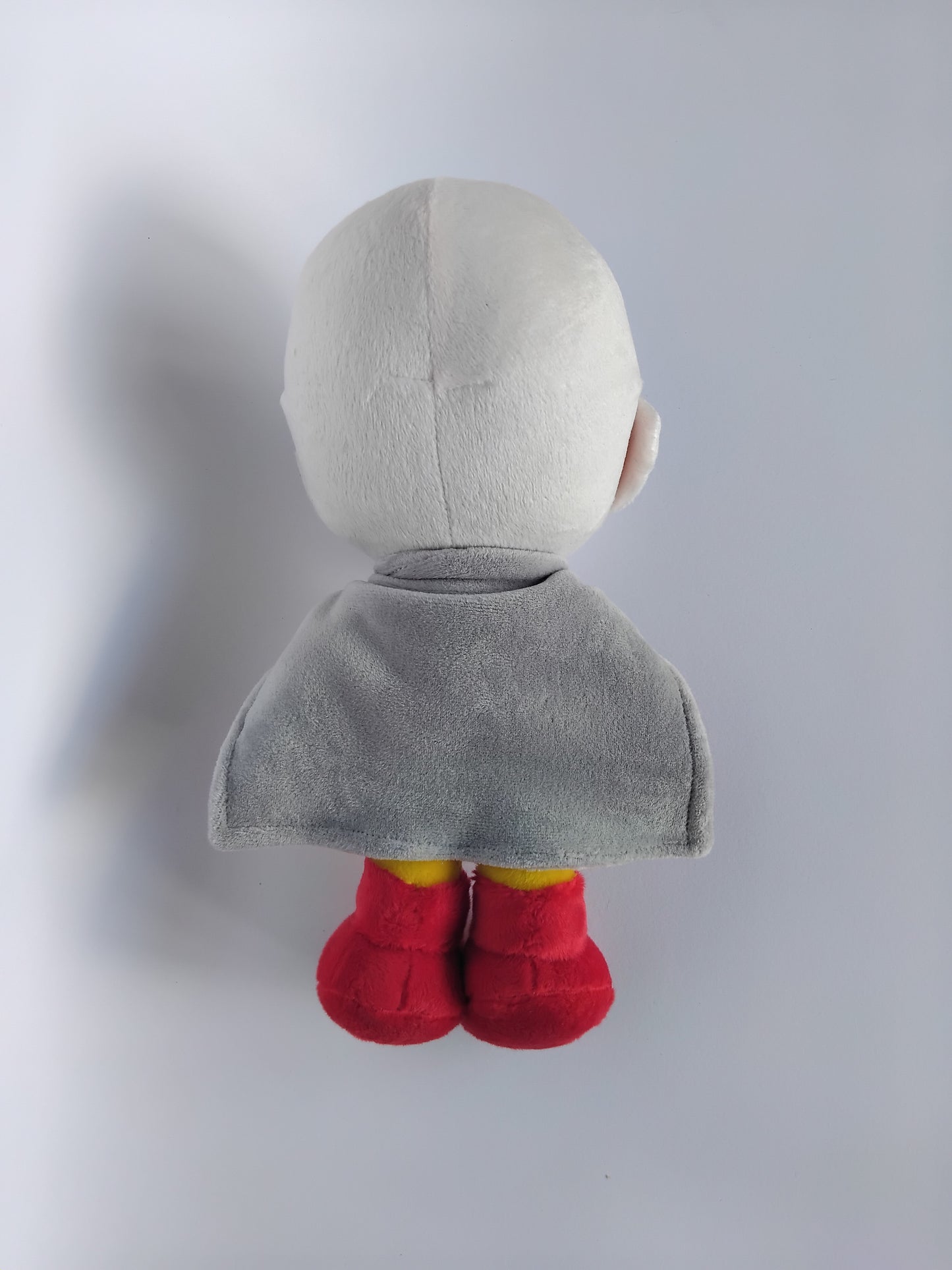 Custom Plush Inspired by Saitama from One Punch Man Character, Handmade Plushie, Personalized Toy, Unique Gift for Fans
