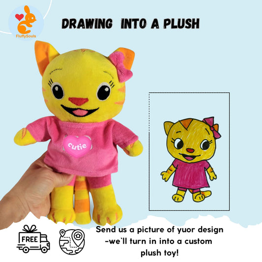 Custom Plush Toy – Custom Handmade Plush from your Drawing, Image or Photo by FluffySouls