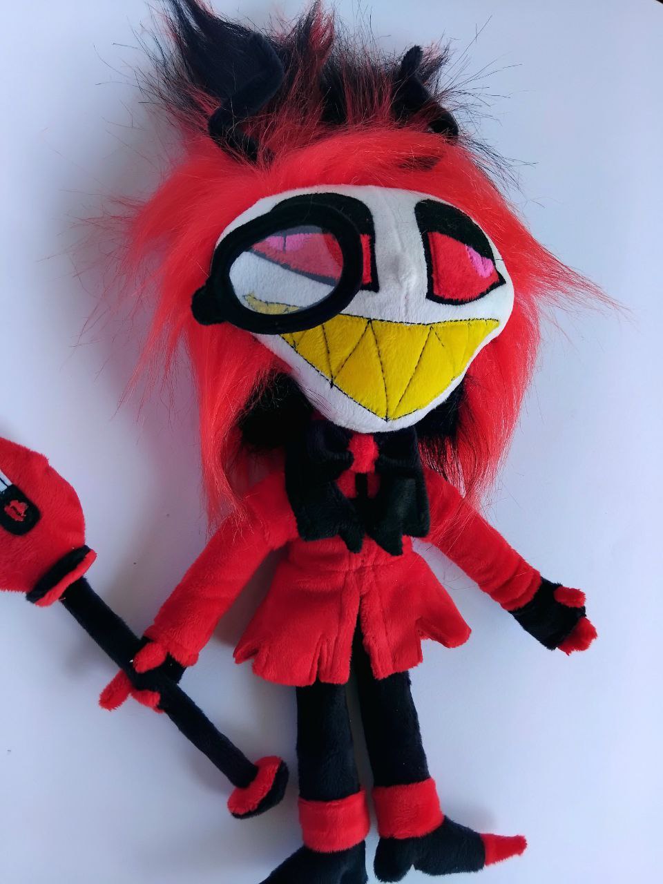 Custom Plush Inspired By Alastor From Hazbin Hotel Character, Handmade Plushie, Personalized Gift For Fans, Birthday Present by FluffySouls
