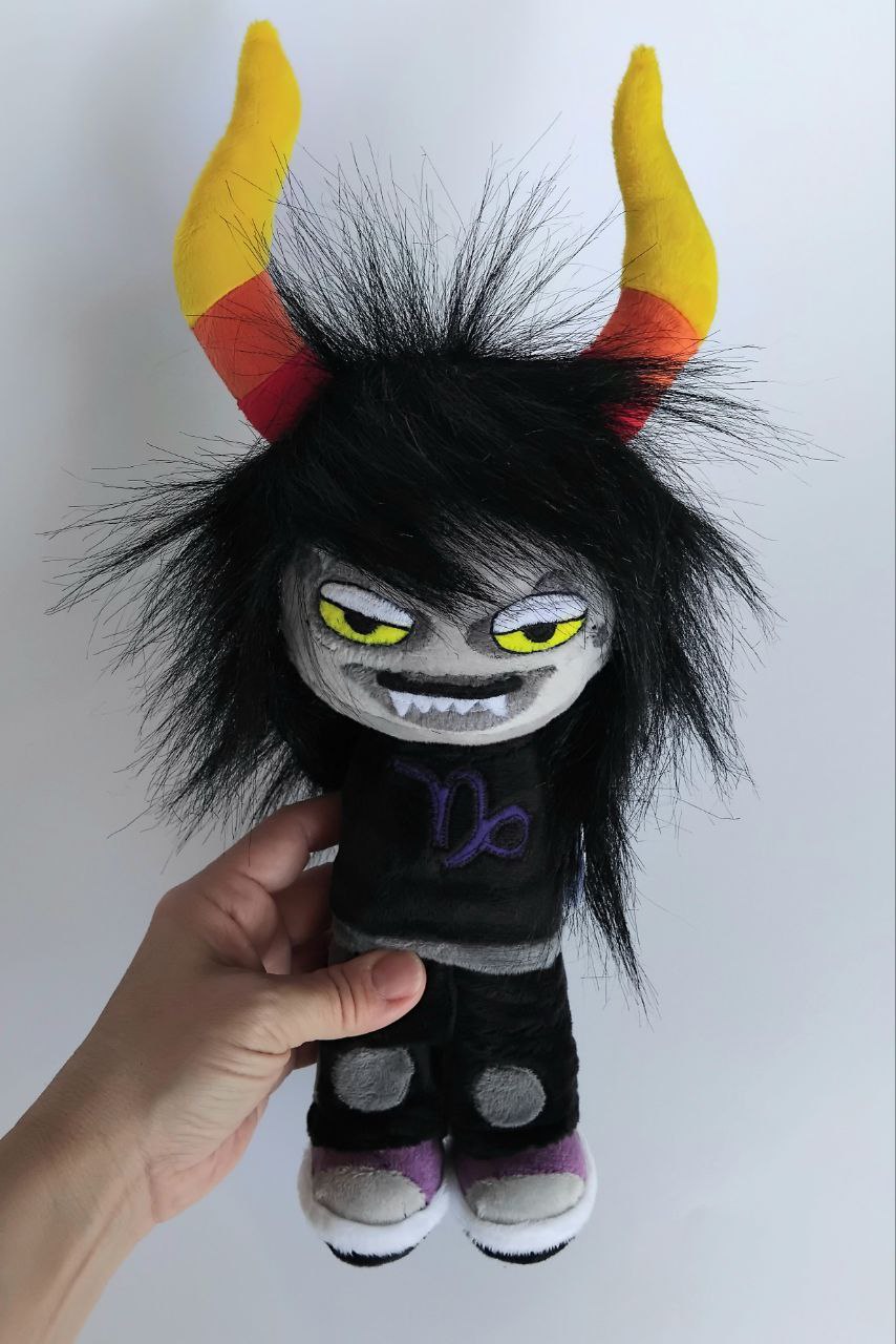 Custom Plush Inspired by Gamzee Makara from Homestuck Character, Handmade Stuffed Toy, Personalized Gift for Fans,Present by FluffySouls