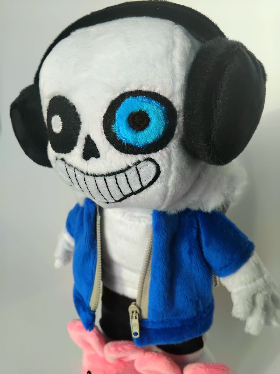 Custom Plush Inspired By Sans From Undertale Character, Handmade Stuffed Toy, Personalized Gift For Fans, Birthday Present