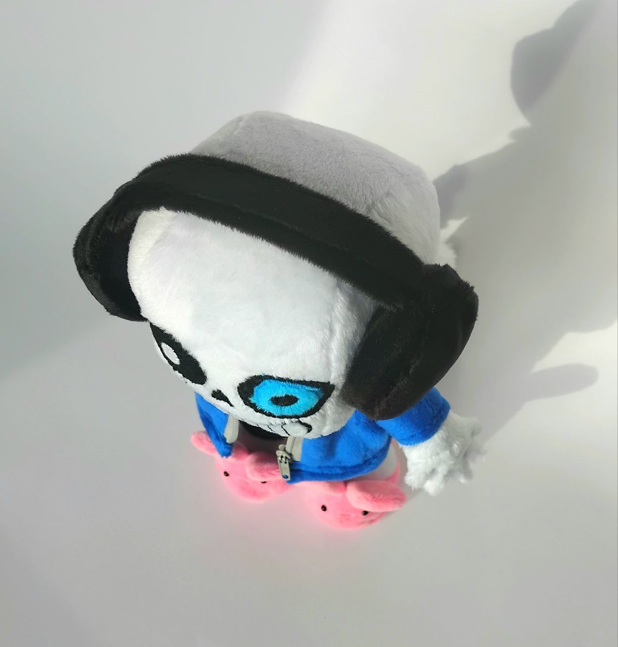 Custom Plush Inspired By Sans From Undertale Character, Handmade Stuffed Toy, Personalized Gift For Fans, Birthday Present