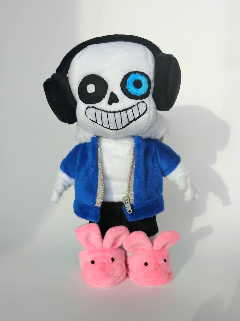 Custom Plush Inspired By Sans From Undertale Character, Handmade Stuffed Toy, Personalized Gift For Fans, Birthday Present