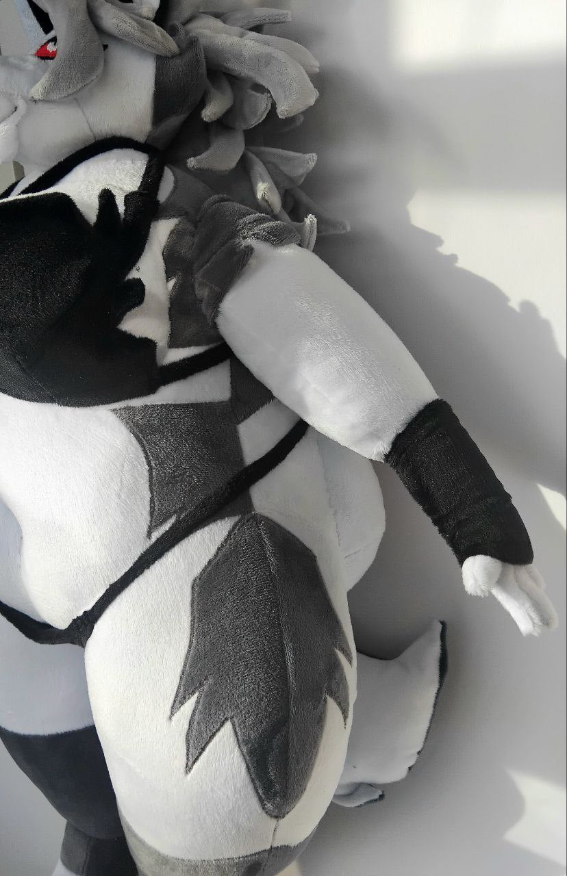 Custom Plush Inspired by Luna from Helluva Boss Character, Handmade Stuffed Toy, Personalized Gift for Fans, Unique Birthday Present