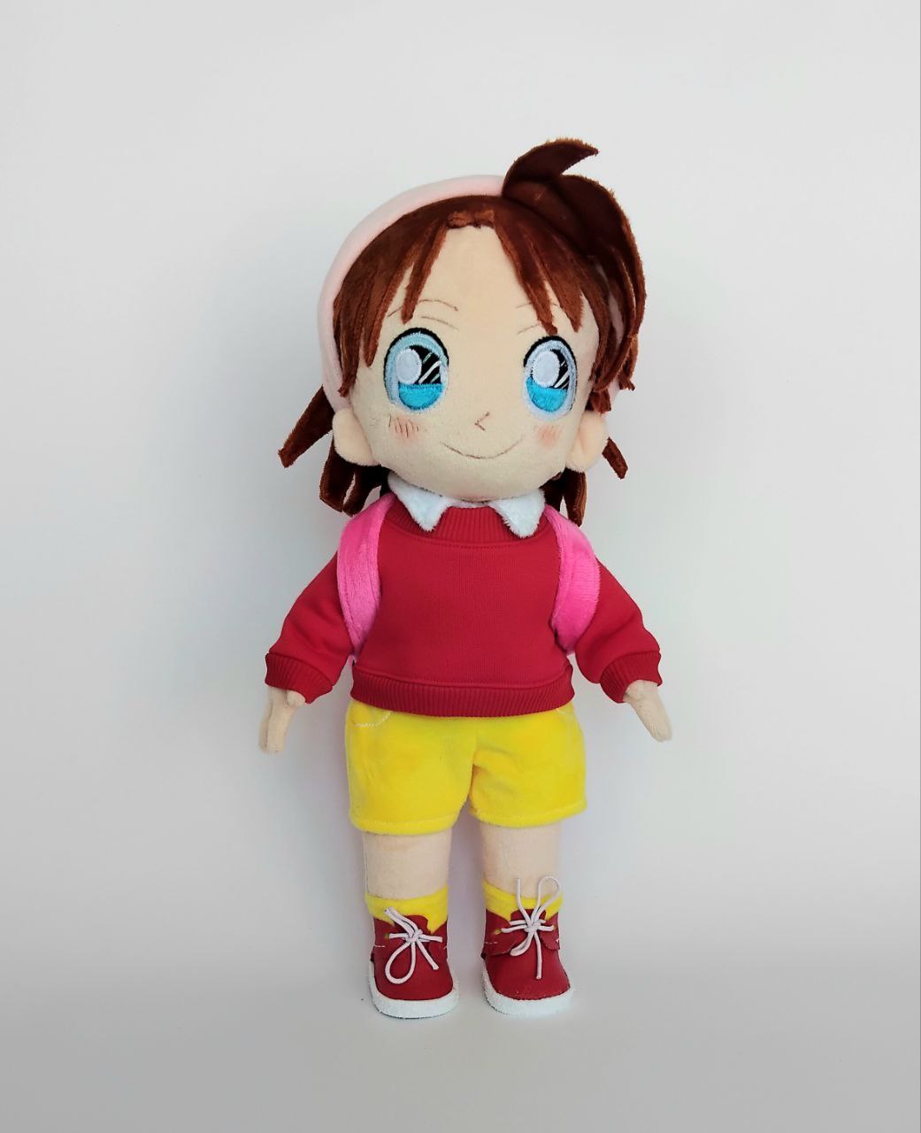 Custom Plush Inspired by Ayumi Yoshida from Detective Conan, Handmade Personalized Toy, Unique Gift for Kids, Cute Stuffed Character Doll