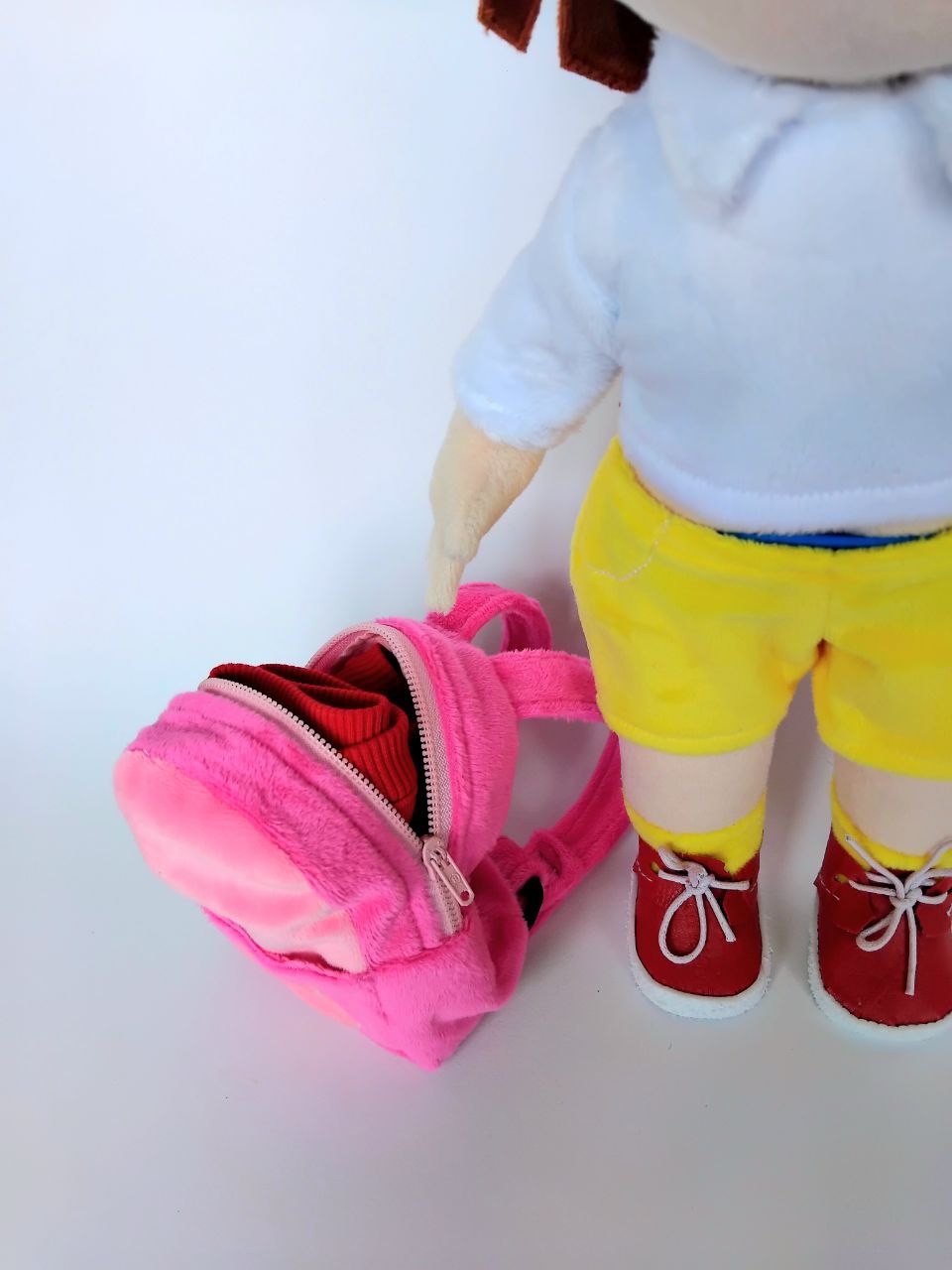 Custom Plush Inspired by Ayumi Yoshida from Detective Conan, Handmade Personalized Toy, Unique Gift for Kids, Cute Stuffed Character Doll