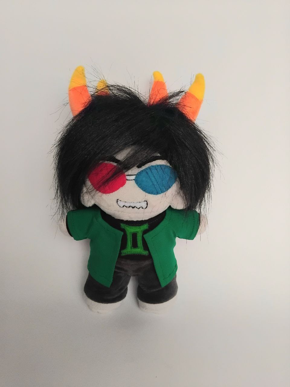 Custom Plush Inspired by Sollux Captor from Homestuck Character, Handmade Plushie, Personalized Toy, Unique Gift for Fans, Birthday Gift