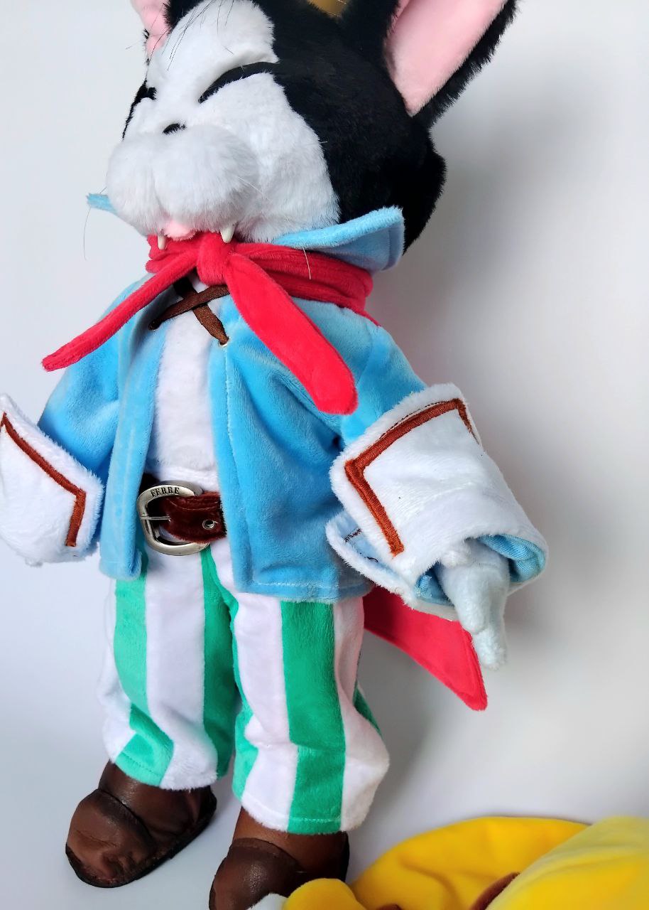 Custom Plush Inspired by Cait Sith from Final Fantasy VII Character, Handmade Stuffed Toy, Personalized Gift for Kids, Unique Birthday Present