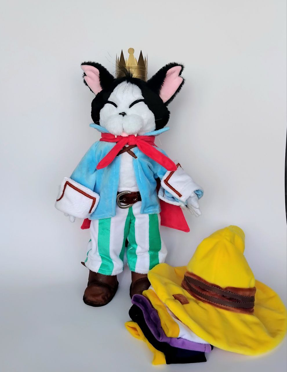 Custom Plush Inspired by Cait Sith from Final Fantasy VII Character, Handmade Stuffed Toy, Personalized Gift for Kids, Unique Birthday Present