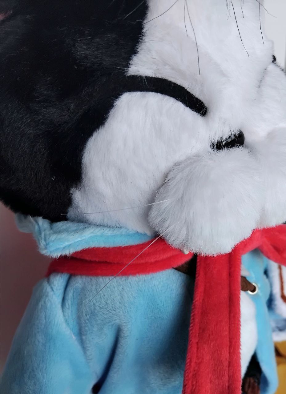 Custom Plush Inspired by Cait Sith from Final Fantasy VII Character, Handmade Stuffed Toy, Personalized Gift for Kids, Unique Birthday Present