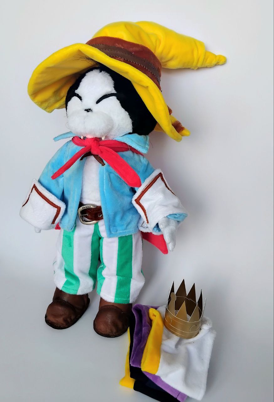 Custom Plush Inspired by Cait Sith from Final Fantasy VII Character, Handmade Stuffed Toy, Personalized Gift for Kids, Unique Birthday Present