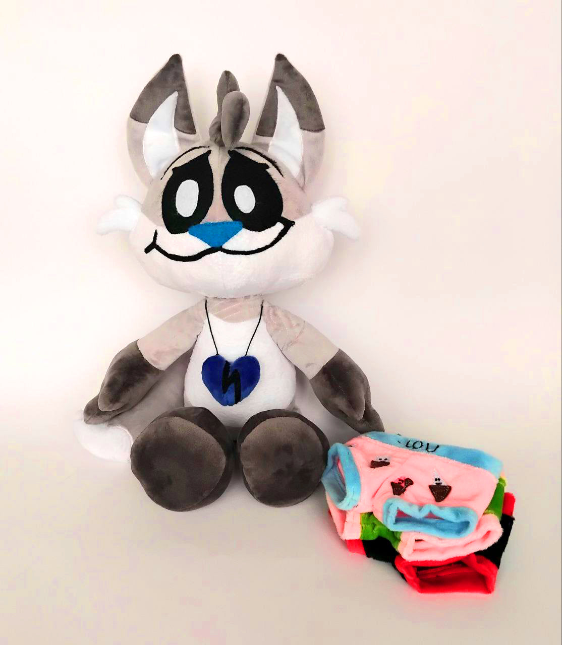 Custom Plush Inspired by Frowny Fox from Poppy Playtime Logic, Handmade Toy, Unique Gift for Kids, Personalized Plushie, Birthday Gift