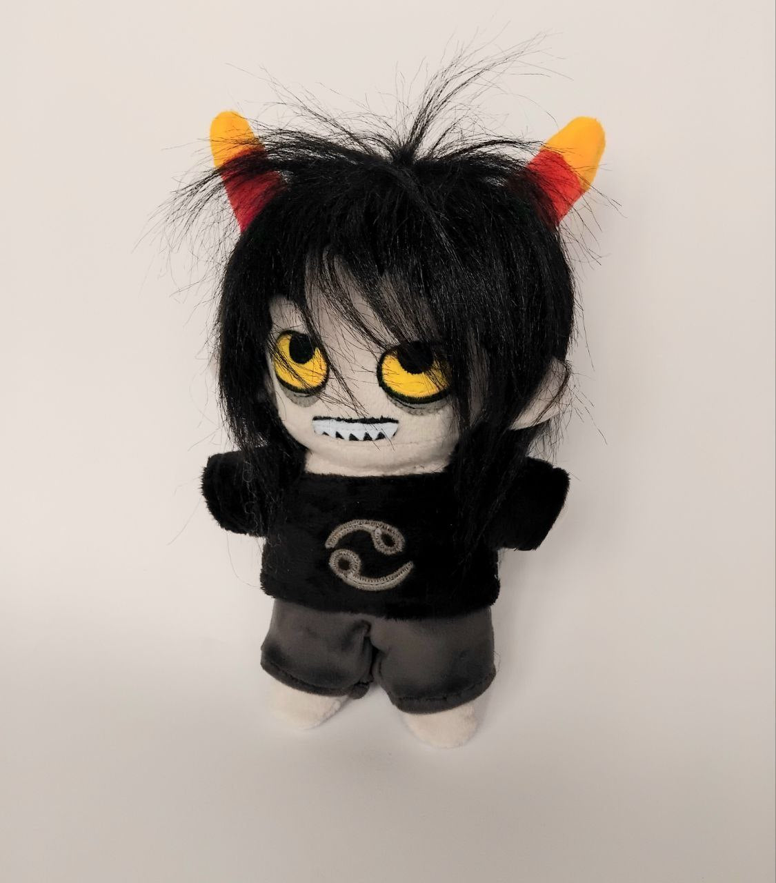 Custom plush inspired by Karkat Vantas from Homestuck character, Handmade toy, Personalized gift for kids, Cute plushie, Unique gift