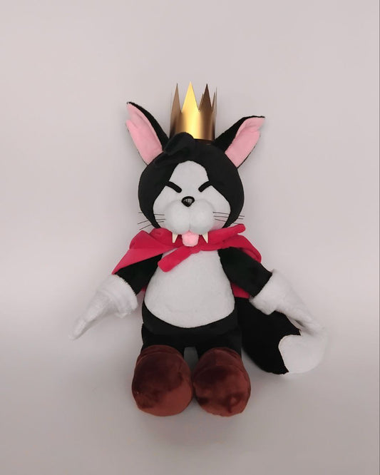 Custom Plush inspired by Cait Sith from Final Fantasy VII character, Handmade Plushie, Personalized Toy, Unique Gift for Kids, Birthday Gift