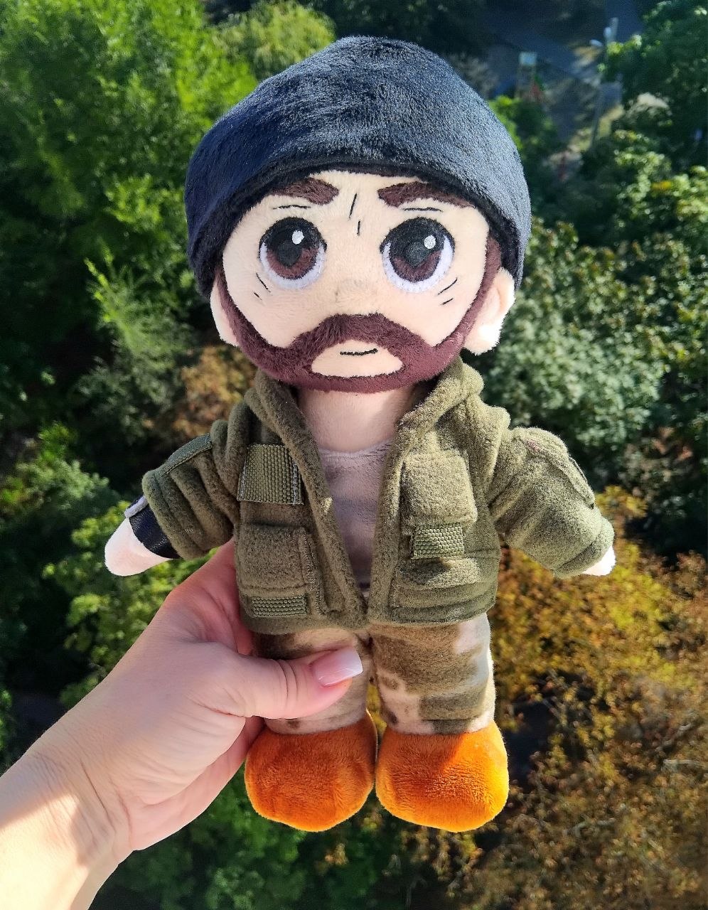 Custom Plush Toy from drawing  for Gage Stevens