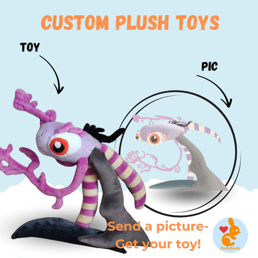 Plush Toy from a Customer's Drawing