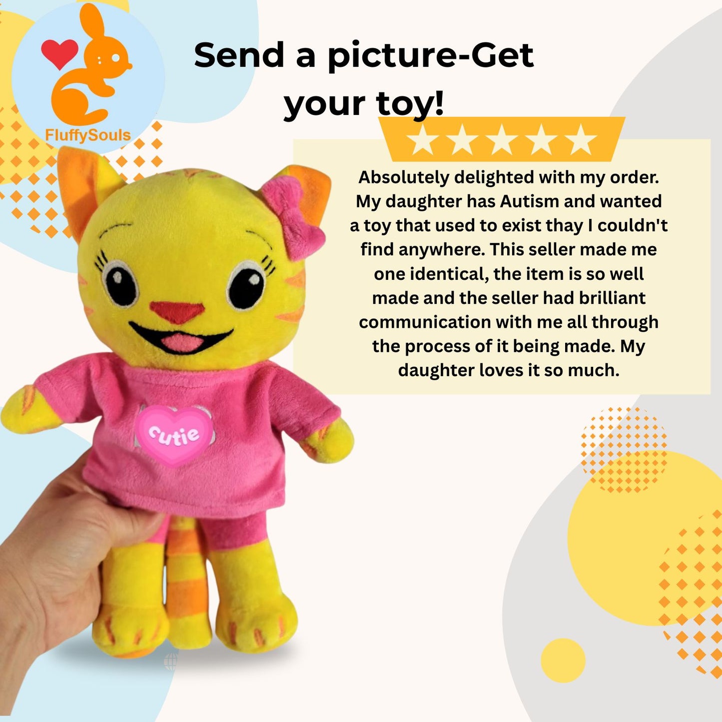 Custom Plush Toy – Custom Handmade Plush from your Drawing, Image or Photo by FluffySouls
