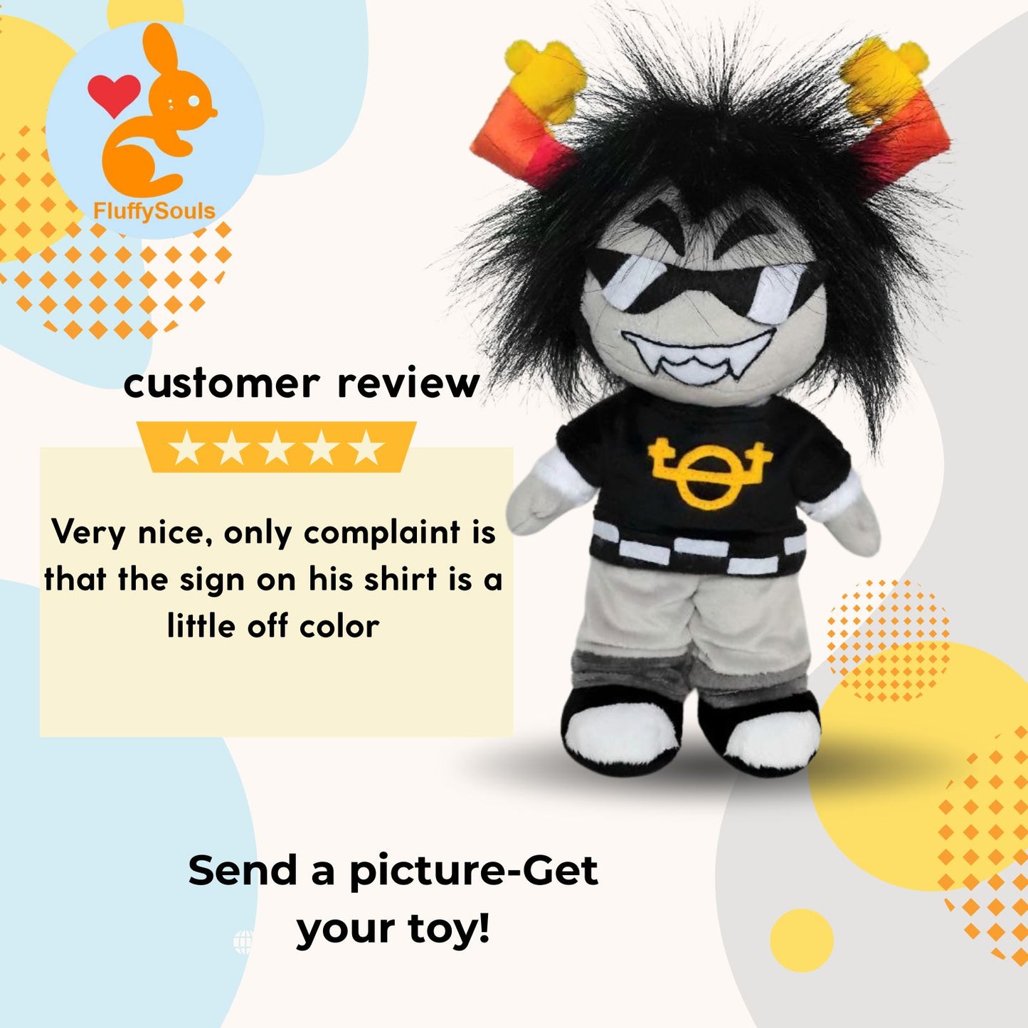 Custom Plush Inspired by Vitras from Paradox Struck, Handmade Stuffed Toy, Personalized Gift for Kids, Unique Birthday Present